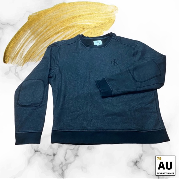 Calvin Klein Crewneck Sweater w/ Fleece Lining - Picture 2 of 6